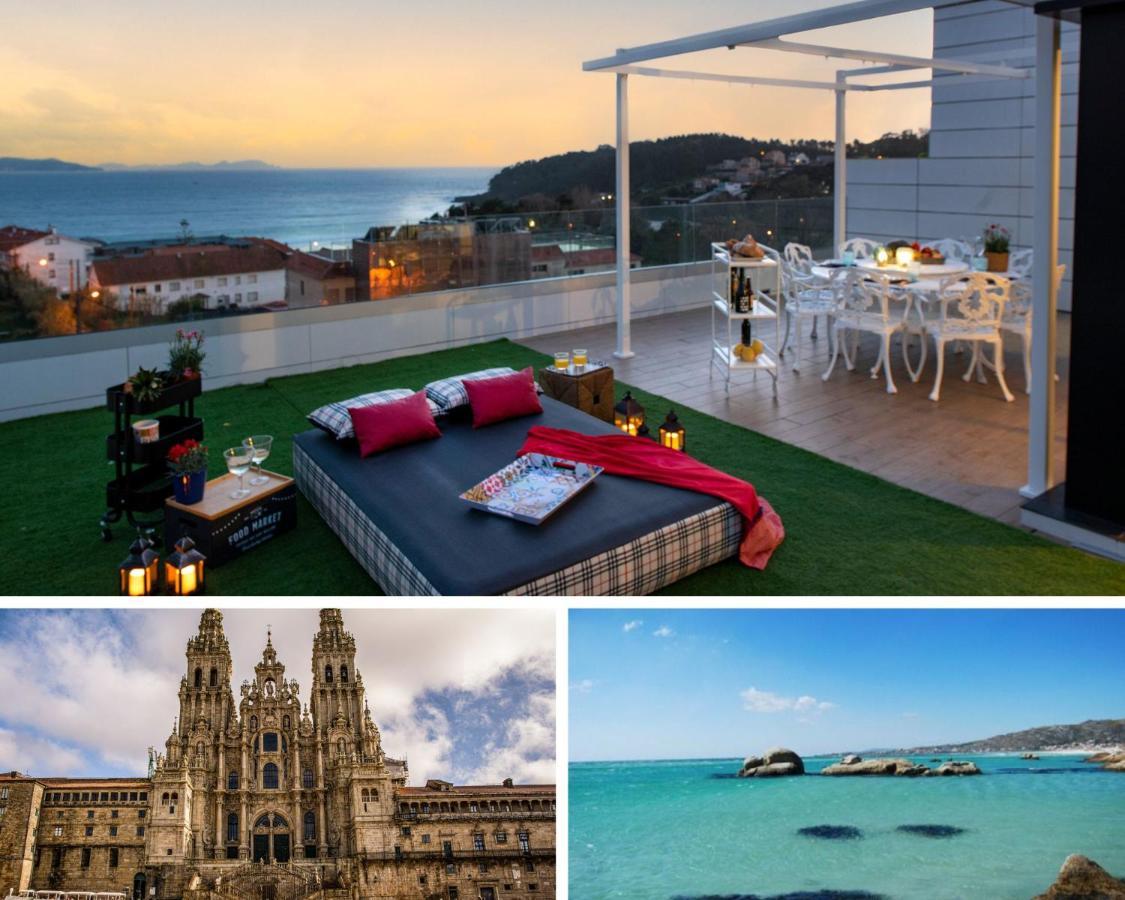 Luxury Singular Villa Canelas Sanxenxo Luaran gambar